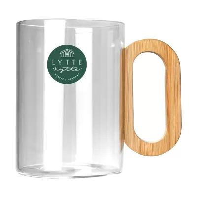 Villa 450ml Glass Coffee Cup