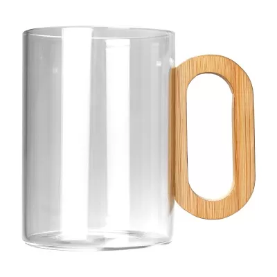 Villa 450ml Glass Coffee Cup