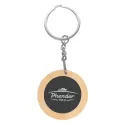 Mirage Round Bamboo Keyring