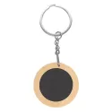 Mirage Round Bamboo Keyring