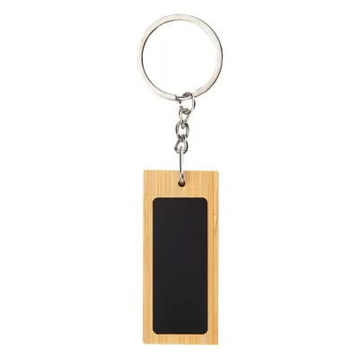 Mirage Rectangular Bamboo Keyring