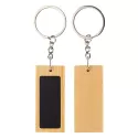 Mirage Rectangular Bamboo Keyring