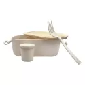 Handy Man Bamboo Lid Wheat Straw Lunch Box