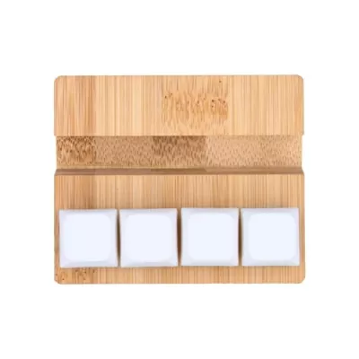 Bamboo Stand Keyboard Stress Reliever