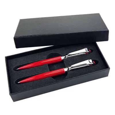 I-ROQ Brass Pen and Pencil Gift Set