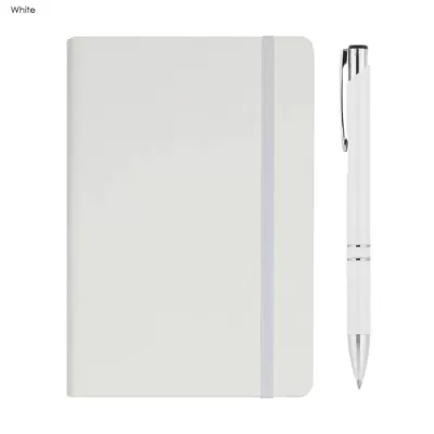 Alison Aluminium Notebook and Pen Gift Set