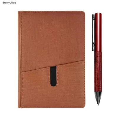 Isaly Cotton Notebook and Pen Gift Set