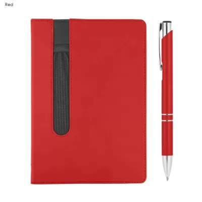 Finch PU Notebook and Pen Gift Set