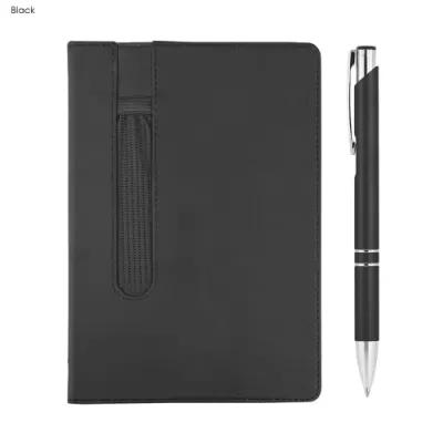 Finch PU Notebook and Pen Gift Set