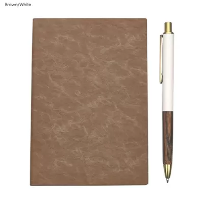 Falby PU Notebook and Pen Gift Set