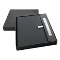 Derly Metal Notebook and Pen Gift Set