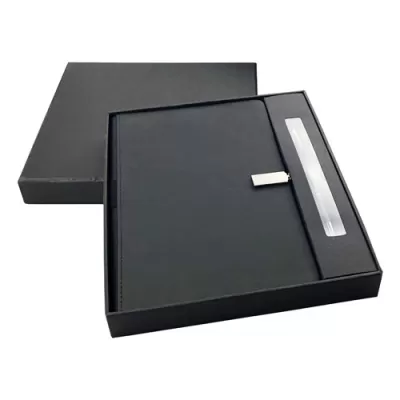 Derly Metal Notebook and Pen Gift Set