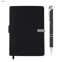 Derly Metal Notebook and Pen Gift Set
