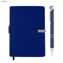 Derly Metal Notebook and Pen Gift Set