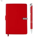 Derly Metal Notebook and Pen Gift Set