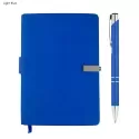 Derly Metal Notebook and Pen Gift Set