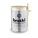 Overnight Oats Bamboo Lid Glass Container
