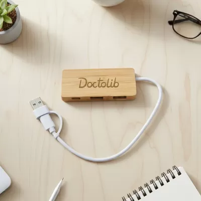 Bamboo USB Hub