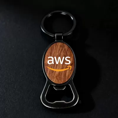 Autumn Round Wood Bottle Opener
