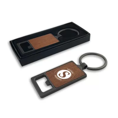 Autumn Square Wood Bottle Opener