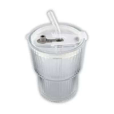 Puccino 350ml Glass Ice Coffee Cup