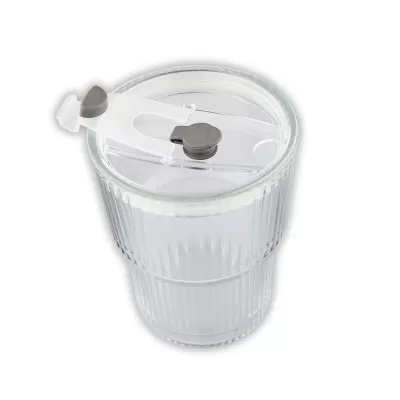 Puccino 350ml Glass Ice Coffee Cup