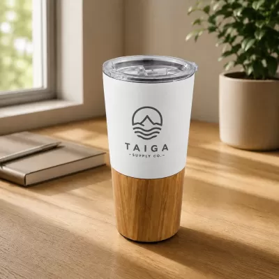 Wherever 600ml Wood Coffee Cup