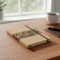 Coffee Grounds Cork Notebook