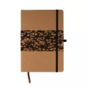 Coffee Grounds Cork Notebook