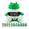 branded Frog Plush Toy, from our range of promotional Teddy Bears &amp; Plush Toys