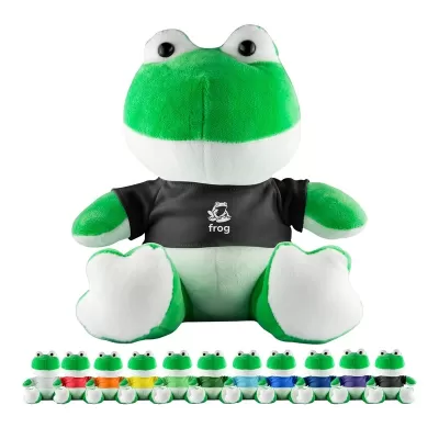 branded Frog Plush Toy, from our range of promotional Teddy Bears & Plush Toys