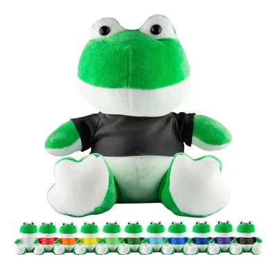 branded Frog Plush Toy, from our range of promotional Teddy Bears & Plush Toys