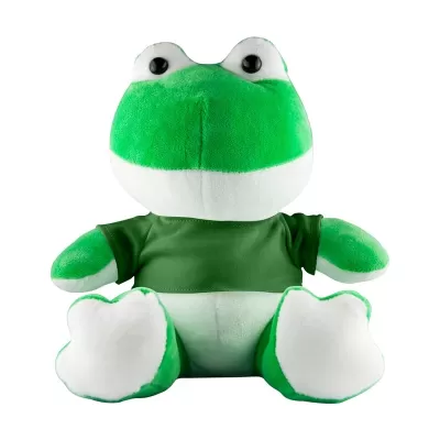 branded Frog Plush Toy, from our range of promotional Teddy Bears & Plush Toys