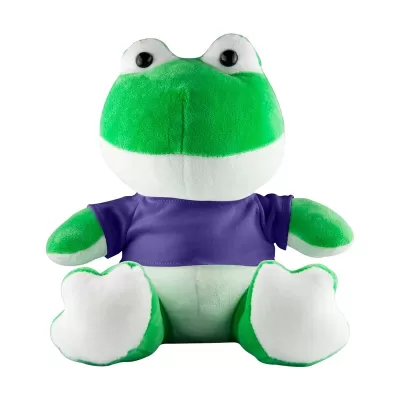 branded Frog Plush Toy, from our range of promotional Teddy Bears & Plush Toys