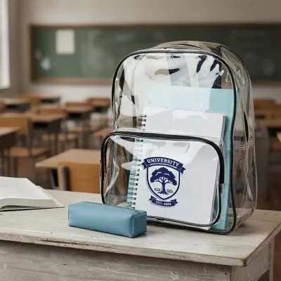 Clear PVC Stadium Backpack