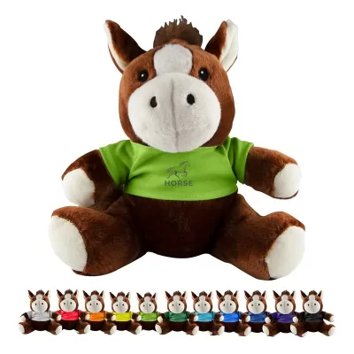 branded Horse Plush Toy, from our range of promotional Teddy Bears & Plush Toys