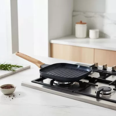 Gourmet Non-Stick Square Aluminium Grill Pan