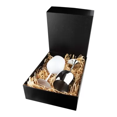 Bella 2 Piece Stainless Steel Wine Glass Set