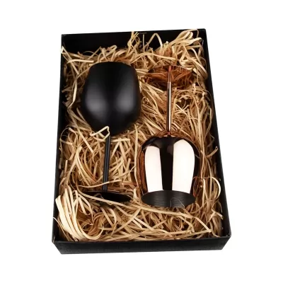Bella 2 Piece Stainless Steel Wine Glass Set