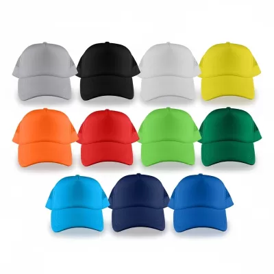 Classic 5 Panel Poly Mesh Trucker Cap