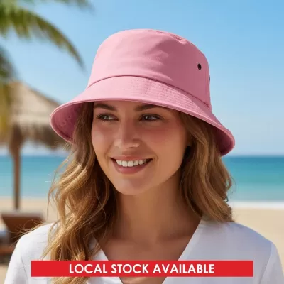 Long Beach Medium Cotton Bucket Hat