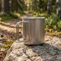 Bush Imitation Titanium 300ml Stainless Steel Coffee Cup