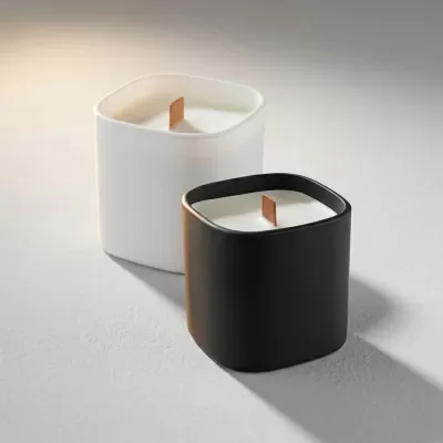 Square Glass Candle