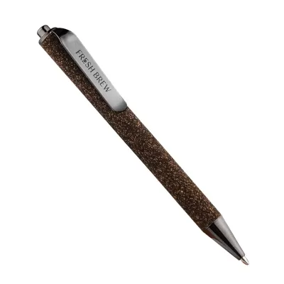 Coffee Grounds Plastic Pen