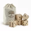 Wooden Yard Dice Set