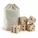 Wooden Yard Dice Set