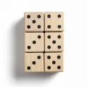 Wooden Yard Dice Set