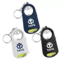 Smily ABS Torch Tape Bottle Opener Keyring