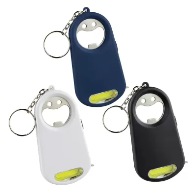 Smily ABS Torch Tape Bottle Opener Keyring