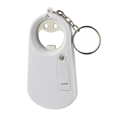 Smily ABS Torch Tape Bottle Opener Keyring